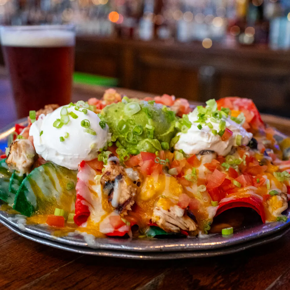 Chicken nachos