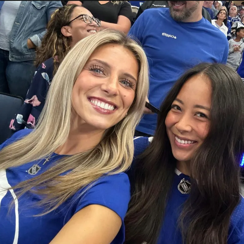 Hattricks staff at a Lightning game